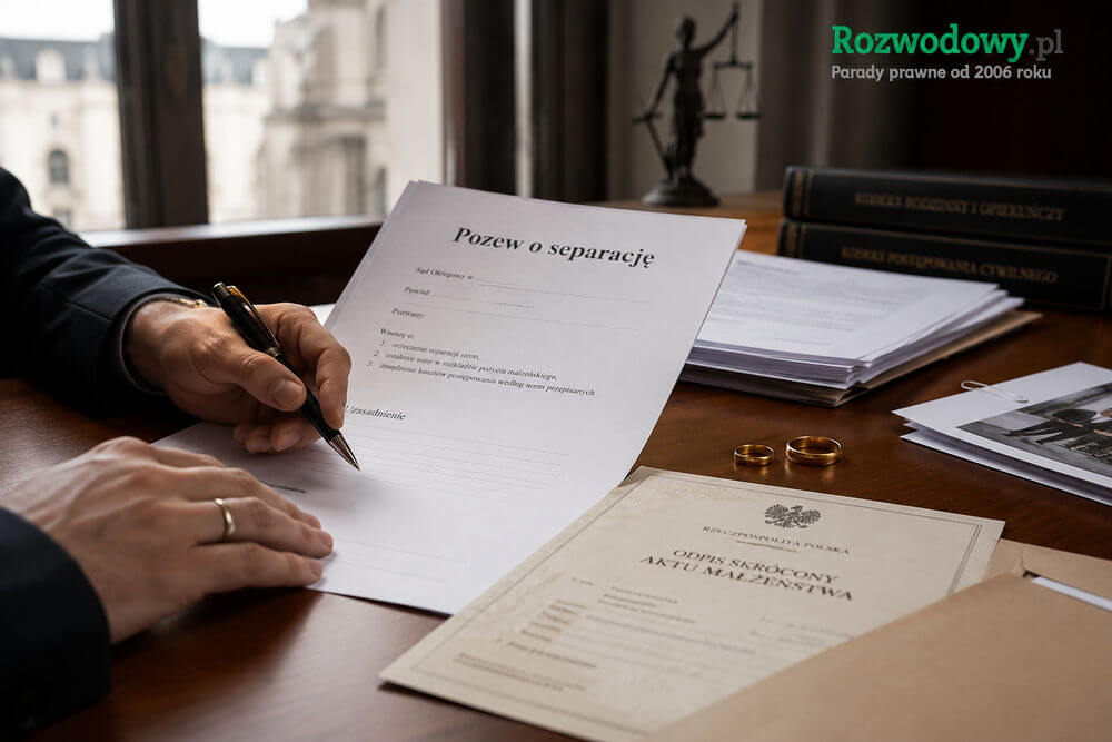 Pozew o separację – co wpisać i jakie dokumenty dołączyć?
